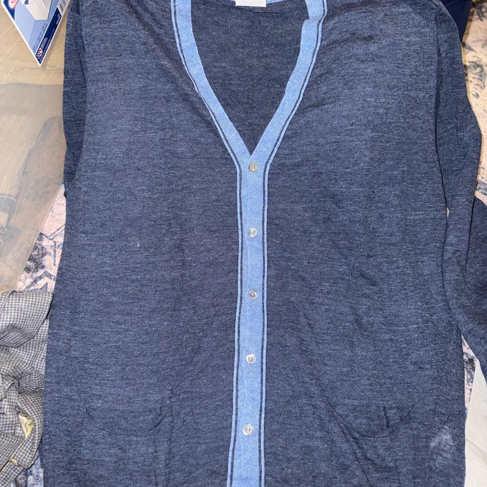Men's Blue Malo Cardigan Sweater